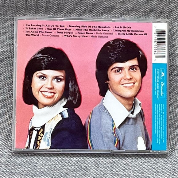Best of Donny & Marie Osmond 20th Century Masters Millennium Collection CD Album - Picture 2 of 8